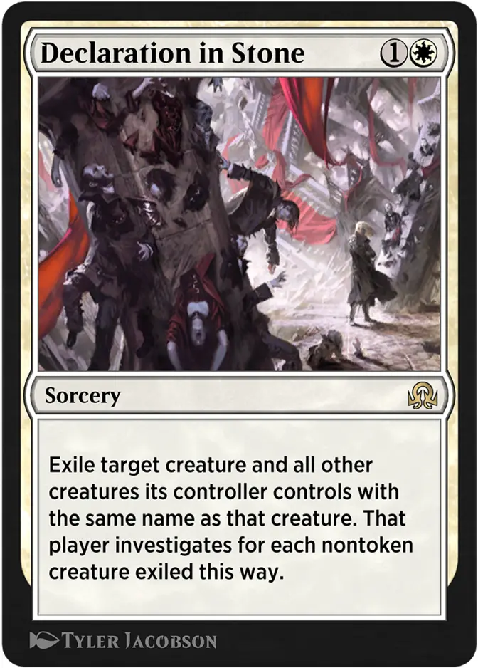 Declaration in Stone [SIR]