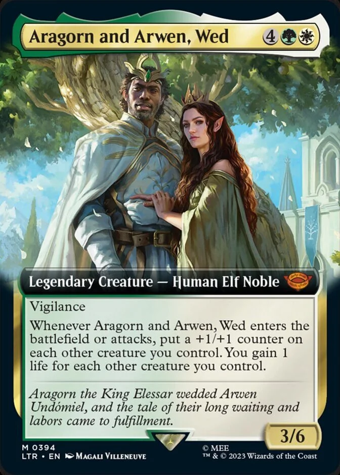 Aragorn and Arwen, Wed <extended> [LTR]