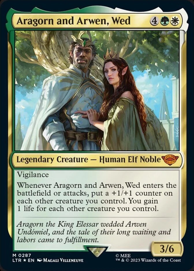 Aragorn and Arwen, Wed [LTR]
