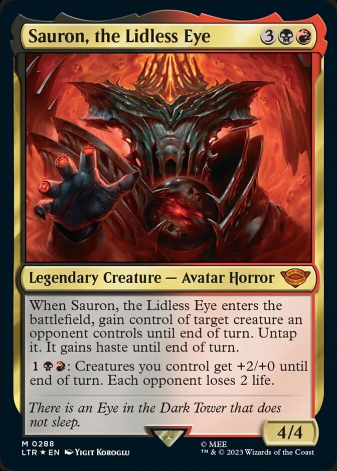 Sauron, the Lidless Eye [LTR]