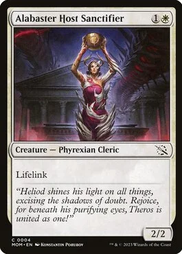 Alabaster Host Sanctifier