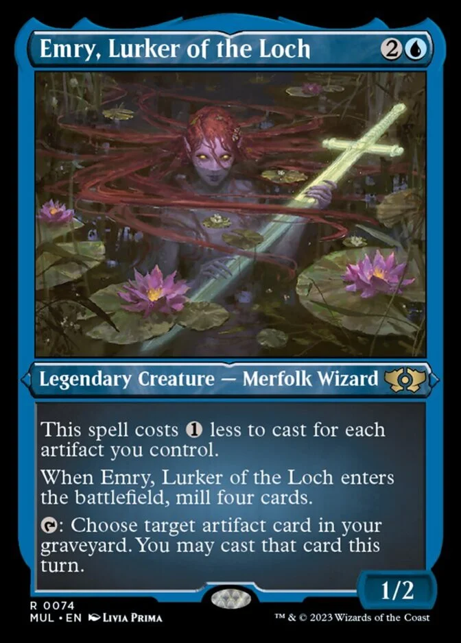 Emry, Lurker of the Loch <foil etched> [MUL]