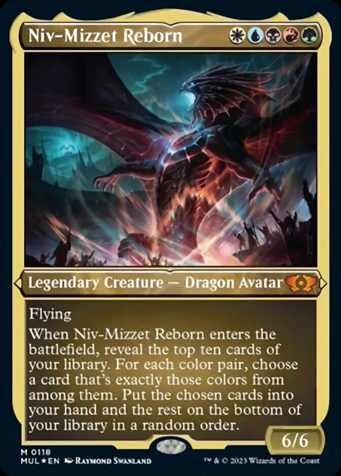 Niv-Mizzet Reborn <foil etched> [MUL]