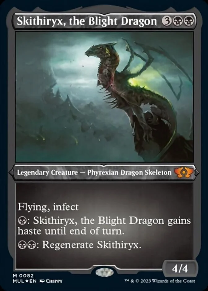 Skithiryx, the Blight Dragon <foil etched> [MUL]