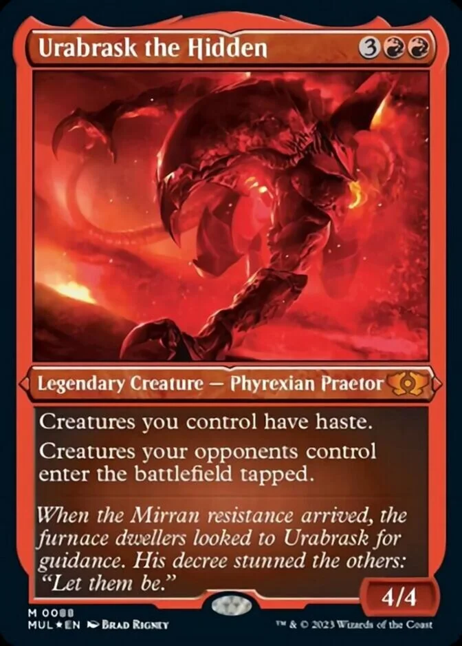 Urabrask the Hidden <foil etched> [MUL]
