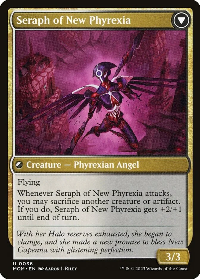 Seraph of New Phyrexia [MOM]
