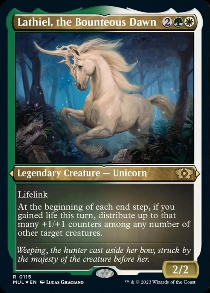 Lathiel, the Bounteous Dawn <foil etched> [MUL]