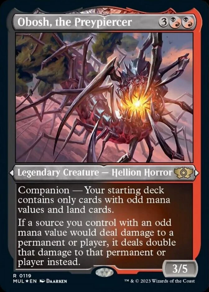 Obosh, the Preypiercer <foil etched> [MUL]