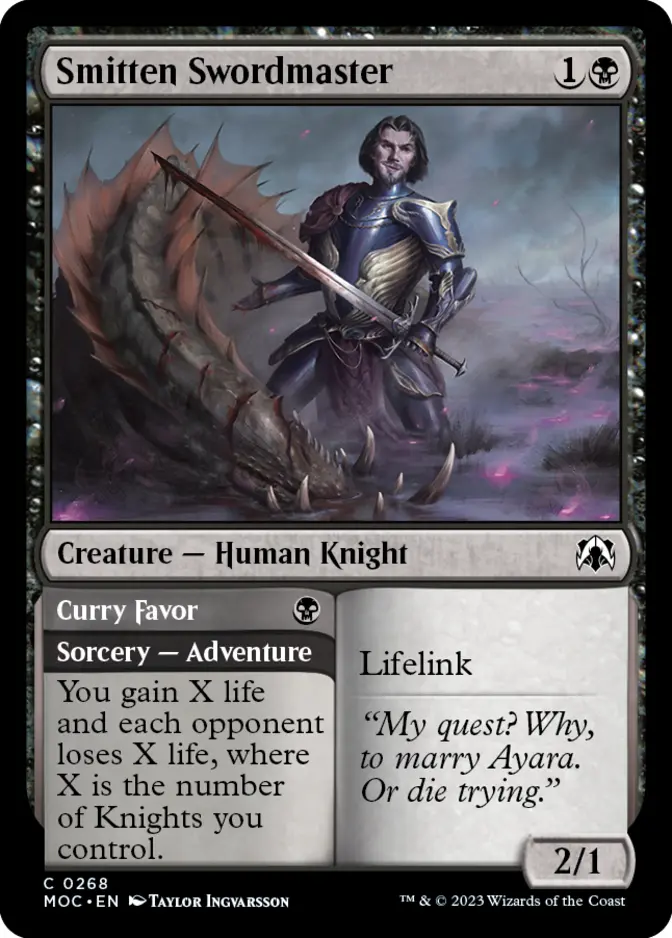 Smitten Swordmaster [MOC]