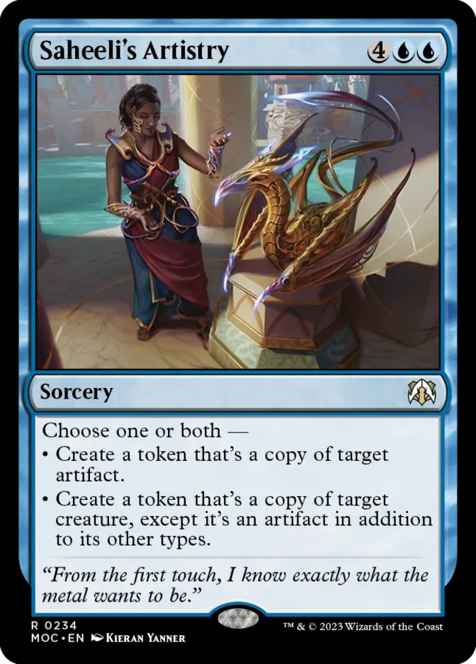 Saheeli's Artistry [MOC]