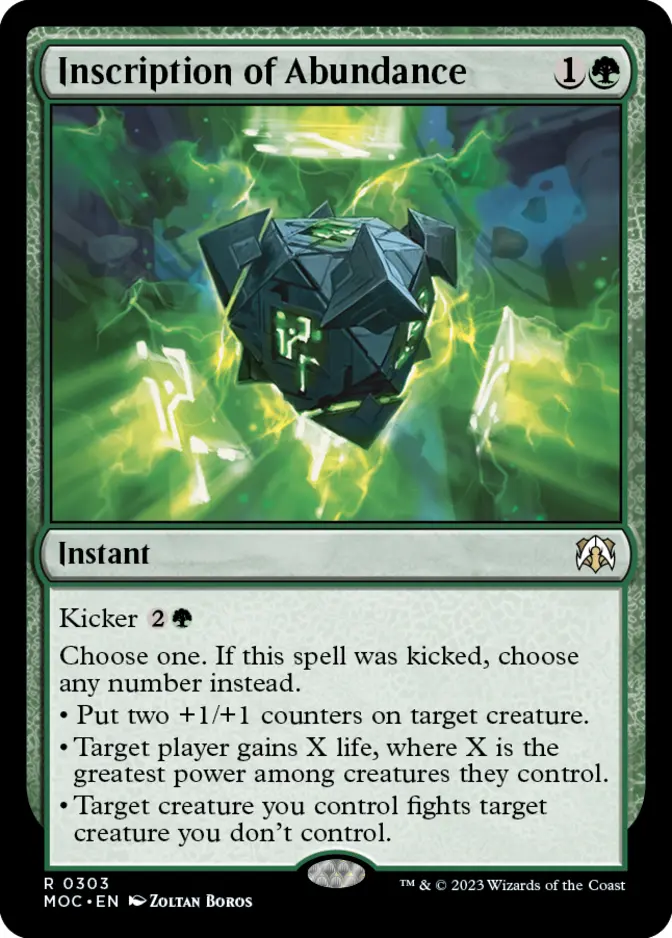 Inscription of Abundance [MOC]