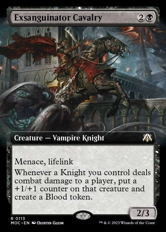 Exsanguinator Cavalry <extended> [MOC]