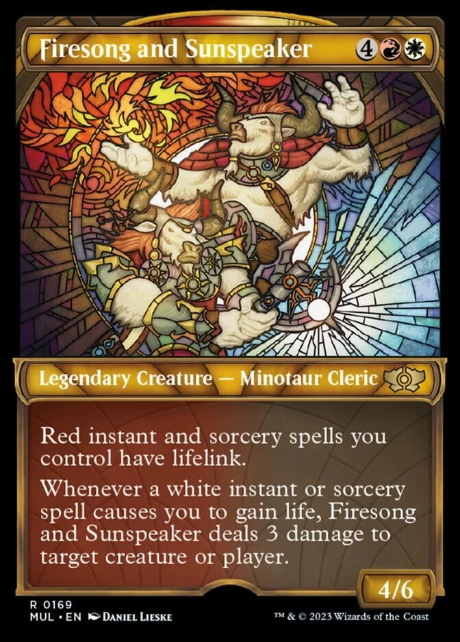 Firesong and Sunspeaker <halo foil> [MUL]