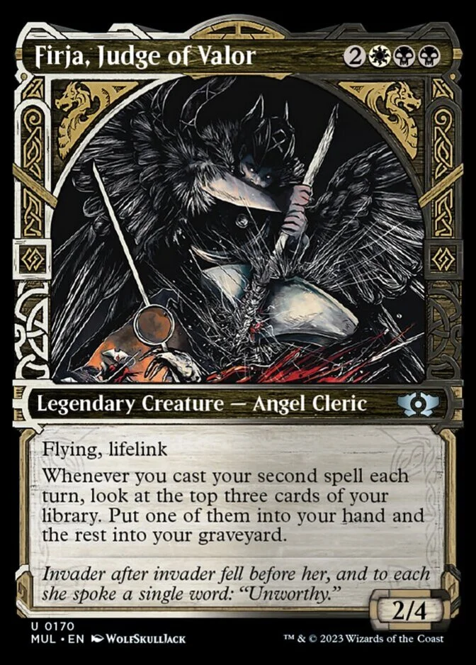 Firja, Judge of Valor <halo foil> [MUL]