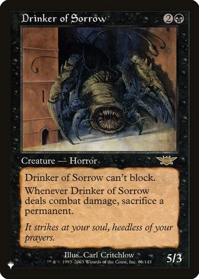 Drinker of Sorrow [PLIST]