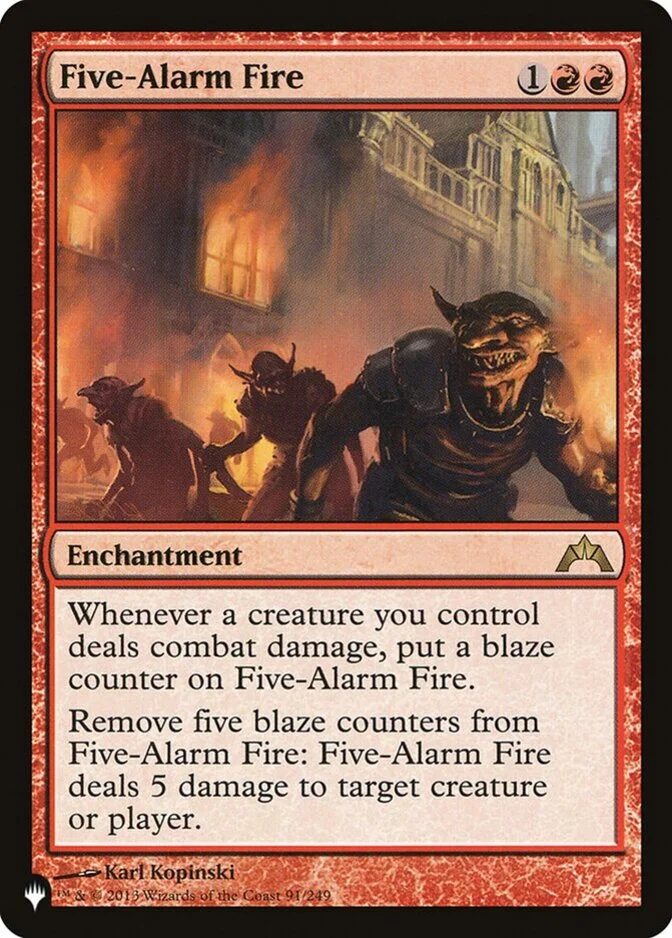 Five-Alarm Fire [PLIST]