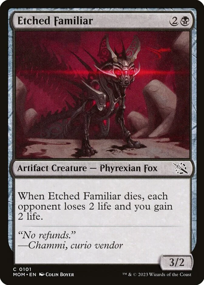 Etched Familiar [MOM] (F)