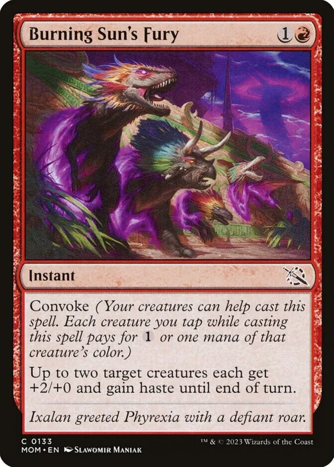 Burning Sun's Fury [MOM] (F)