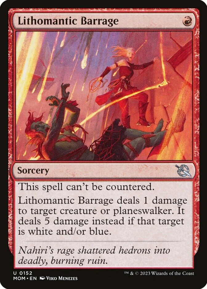 Lithomantic Barrage [MOM] (F)