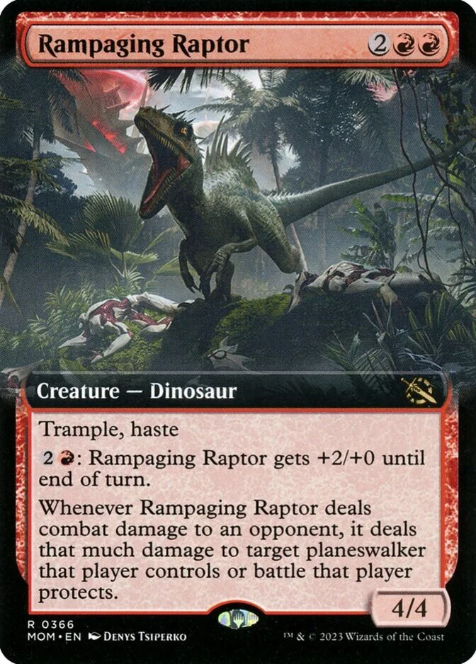 Rampaging Raptor <extended> [MOM] (F)