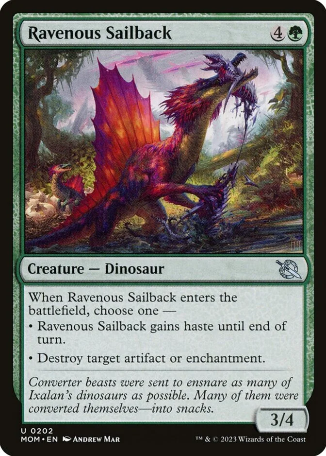 Ravenous Sailback [MOM] (F)