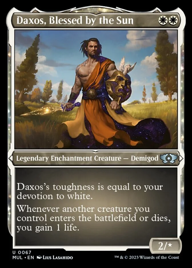 Daxos, Blessed by the Sun <foil etched> [MUL] (FE)