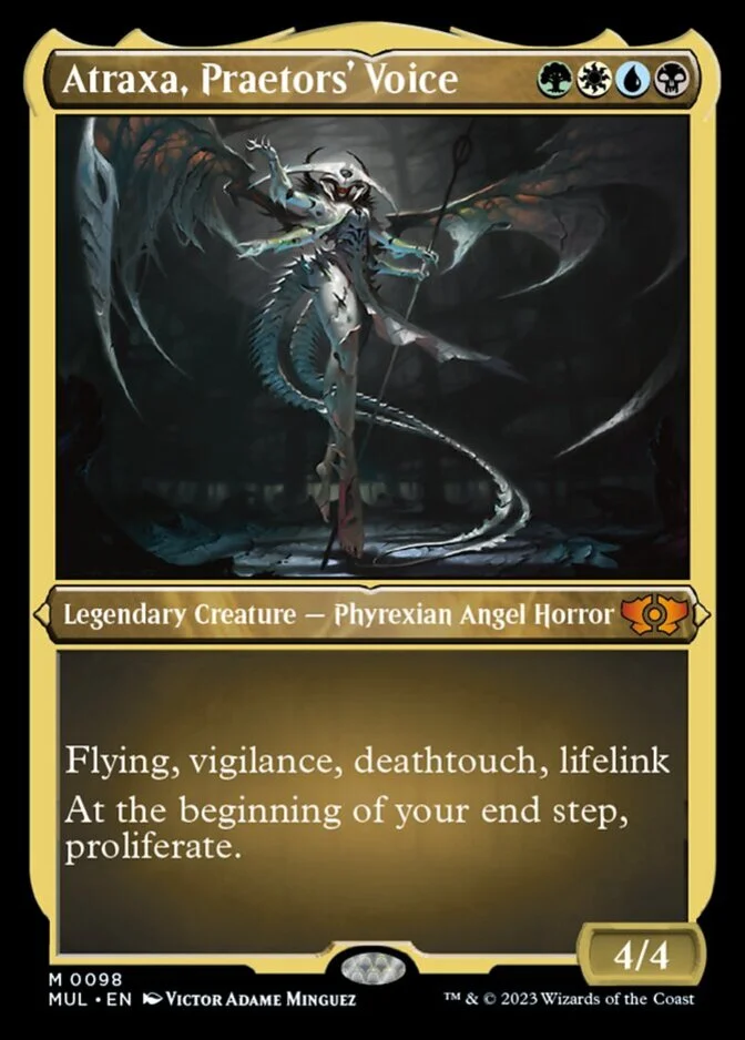 Atraxa, Praetors' Voice <foil etched> [MUL] (FE)
