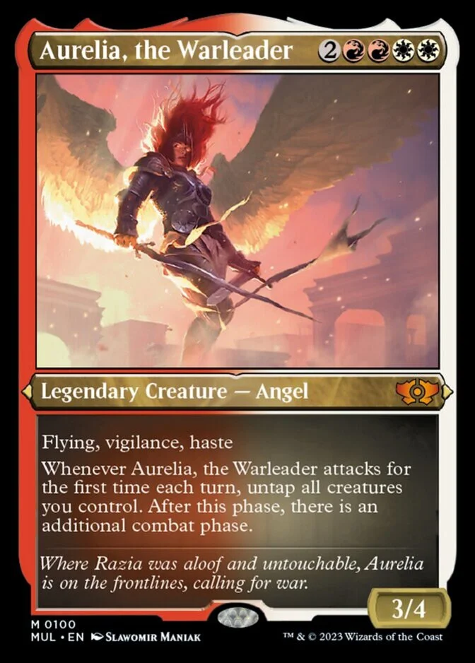 Aurelia, the Warleader <foil etched> [MUL] (FE)
