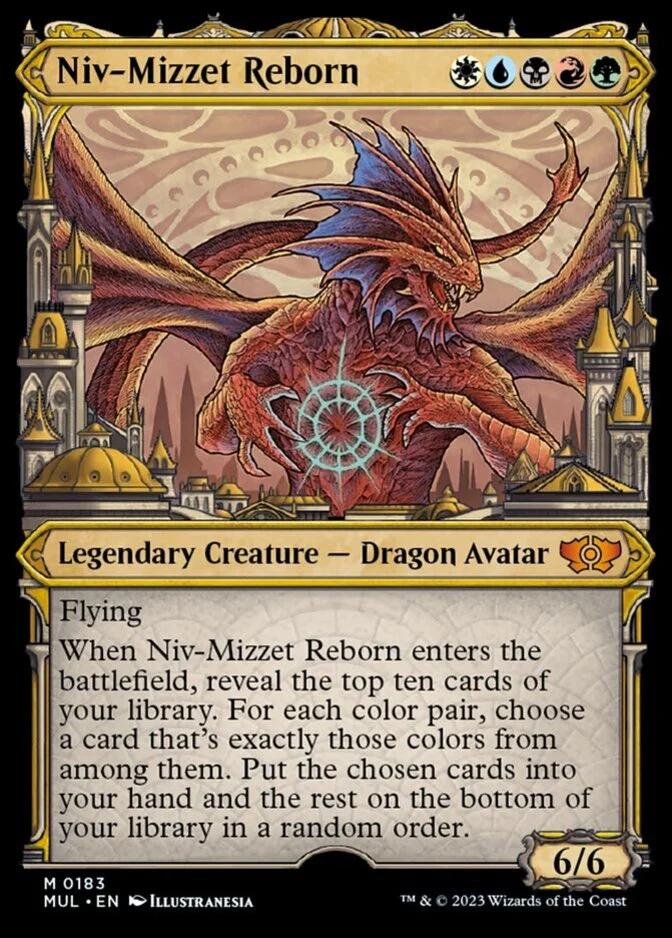Niv-Mizzet Reborn <halo foil> [MUL] (F)
