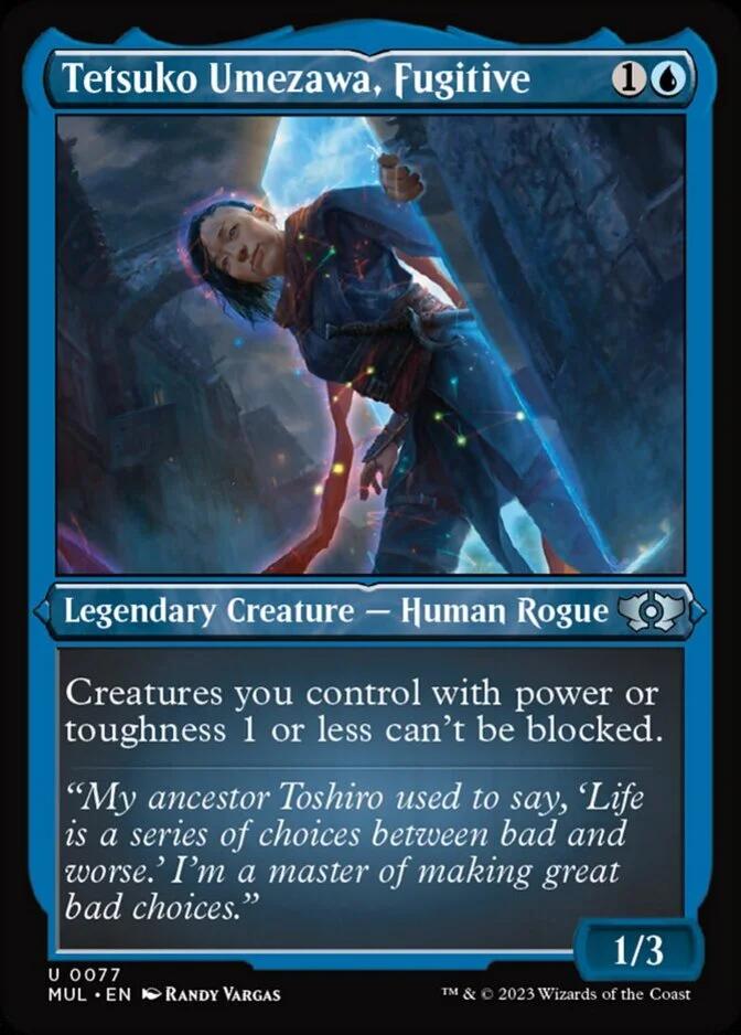 Tetsuko Umezawa, Fugitive <foil etched> [MUL] (FE)