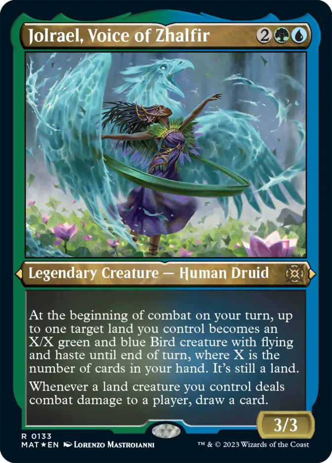 Jolrael, Voice of Zhalfir <foil etched> [MAT]