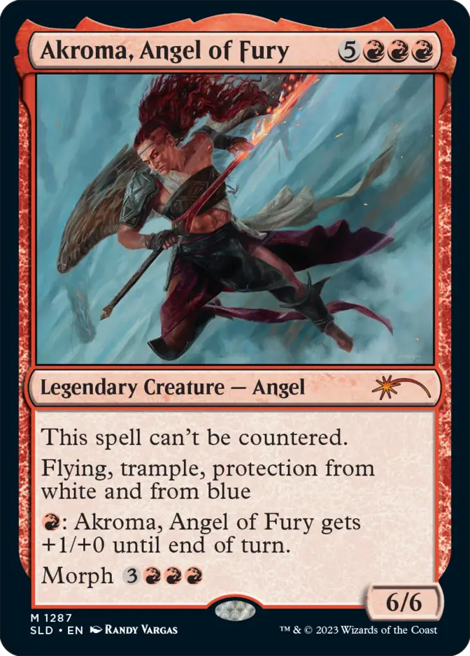 Akroma, Angel of Fury <Artist Series Randy Vargas> [SLD]