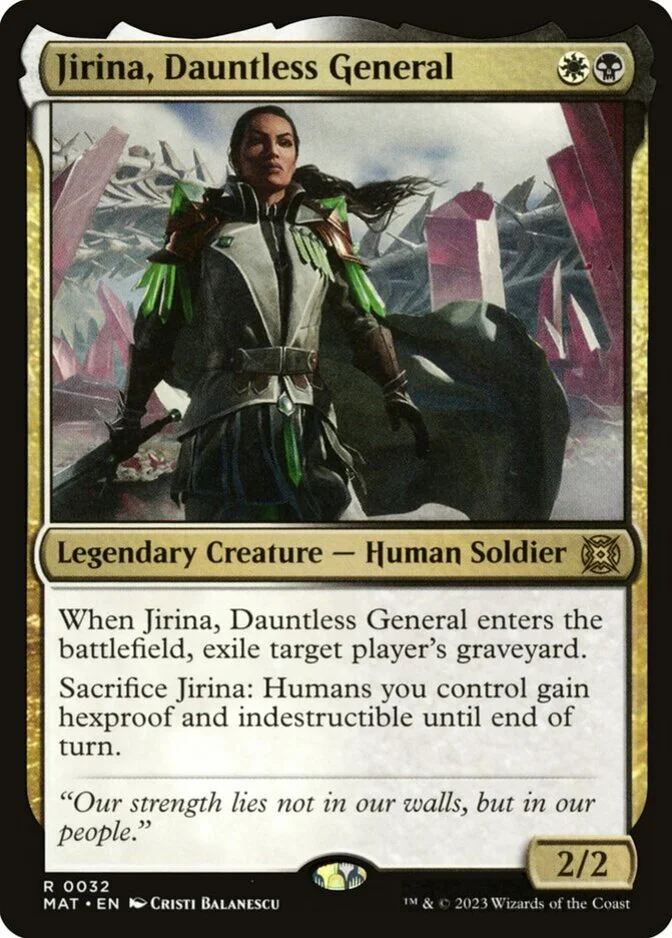 Jirina, Dauntless General [MAT]