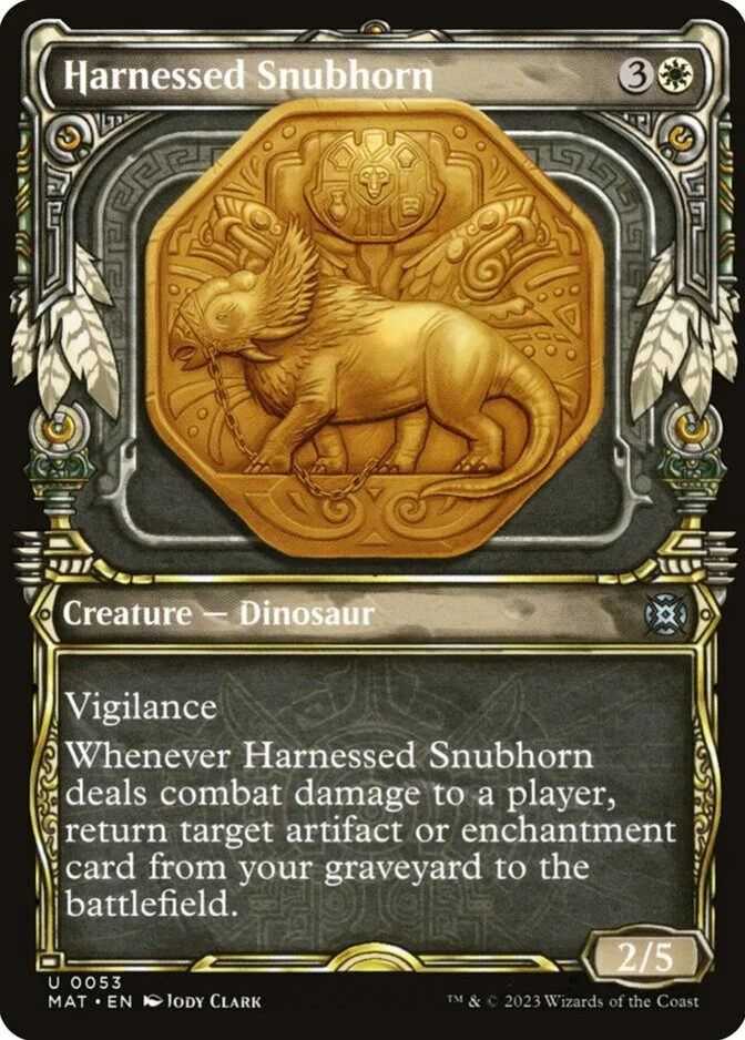 Harnessed Snubhorn <showcase> [MAT]