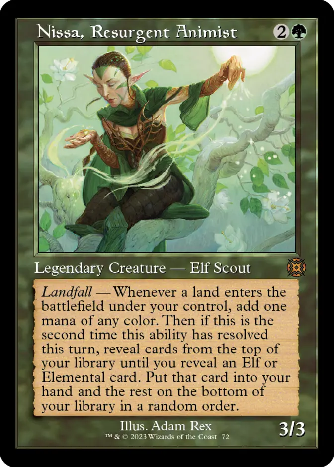 Nissa, Resurgent Animist <retro> [MAT]