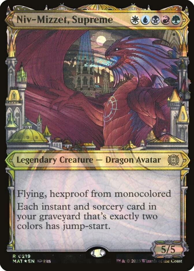 Niv-Mizzet, Supreme <halo foil> [MAT]