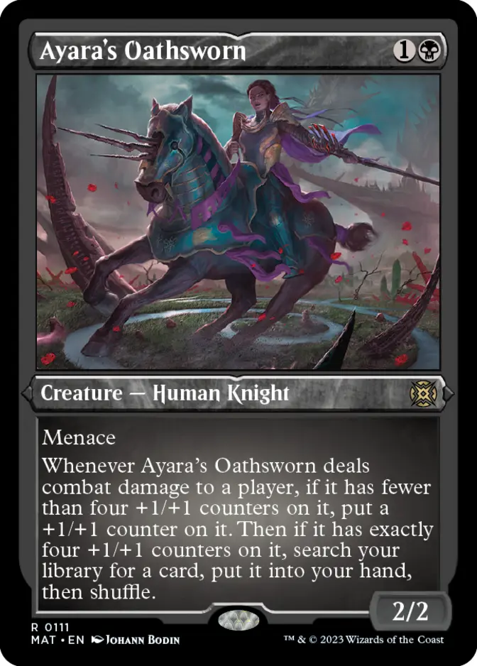 Ayara's Oathsworn <foil etched> [MAT]