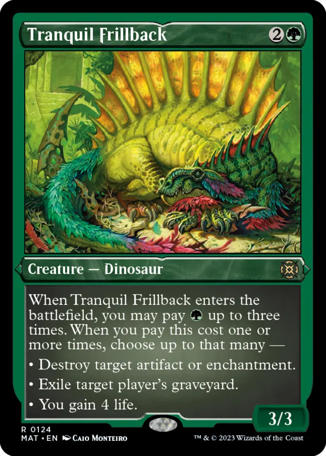 Tranquil Frillback <foil etched> [MAT]