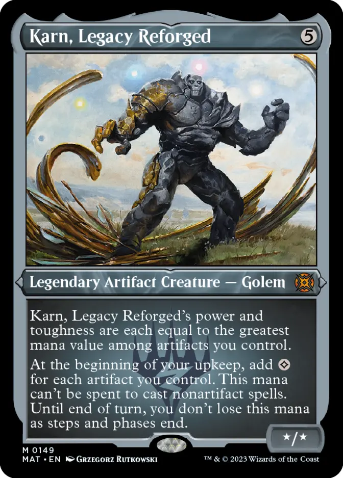 Karn, Legacy Reforged <foil etched> [MAT]