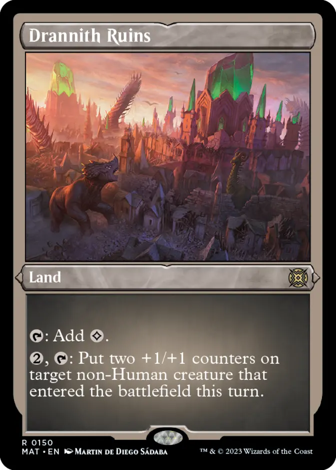 Drannith Ruins <foil etched> [MAT]