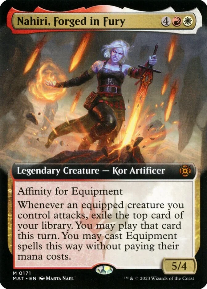 Nahiri, Forged in Fury <extended> [MAT]