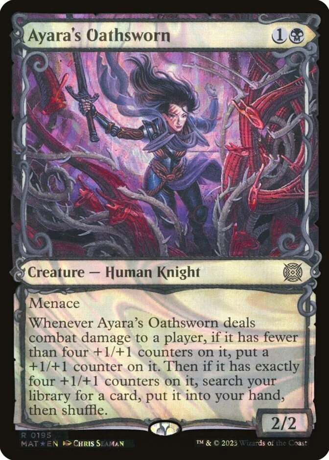 Ayara's Oathsworn <halo foil> [MAT]