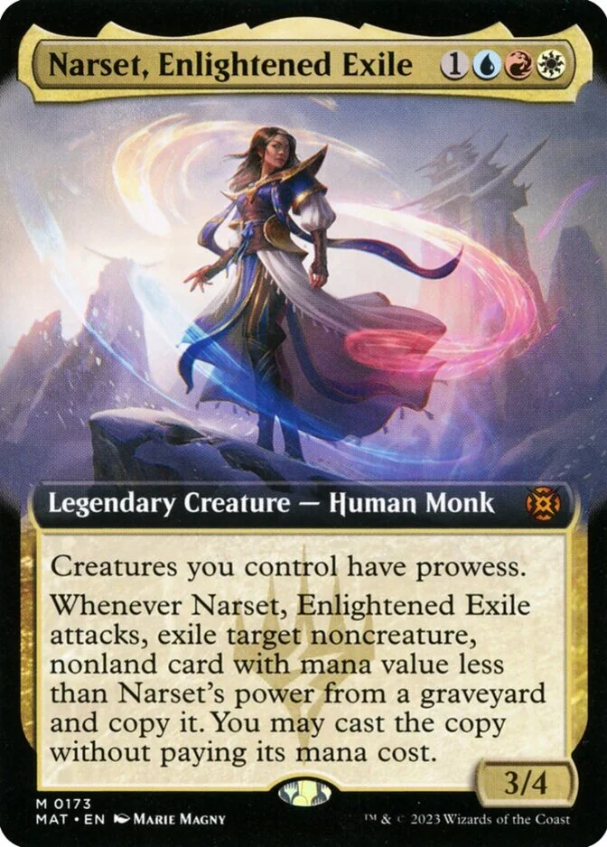 Narset, Enlightened Exile <extended> [MAT]
