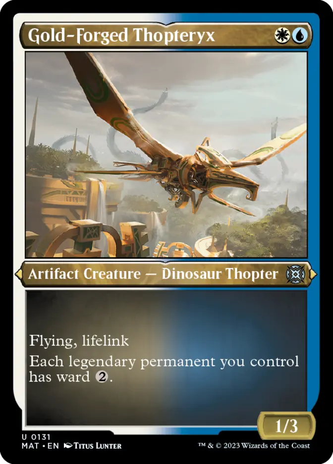Gold-Forged Thopteryx <foil etched> [MAT]