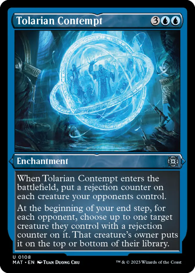 Tolarian Contempt <foil etched> [MAT]