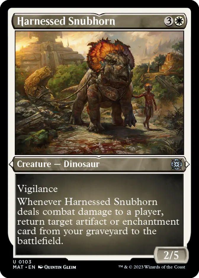 Harnessed Snubhorn <foil etched> [MAT]