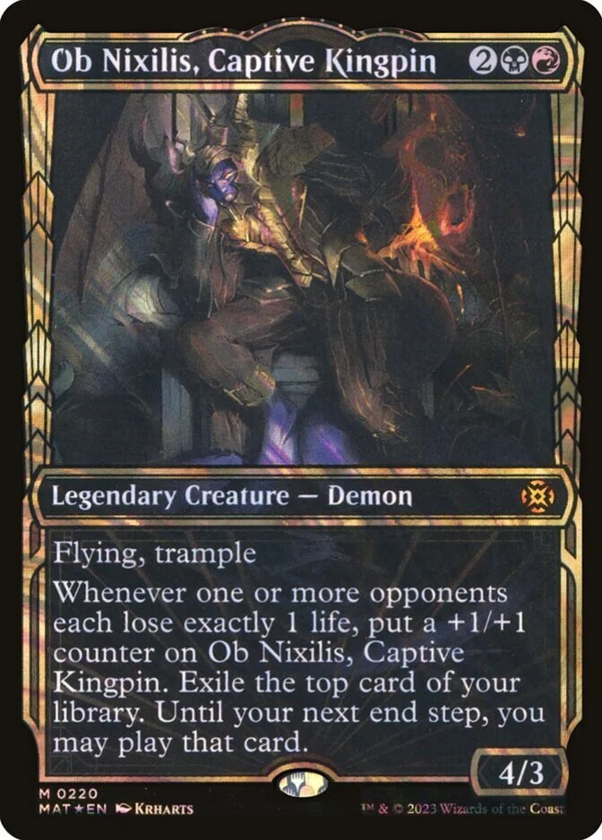 Ob Nixilis, Captive Kingpin <halo foil> [MAT]