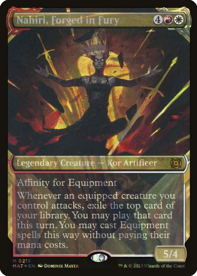 Nahiri, Forged in Fury <halo foil> [MAT]