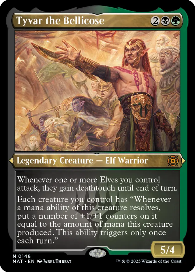 Tyvar the Bellicose <foil etched> [MAT]