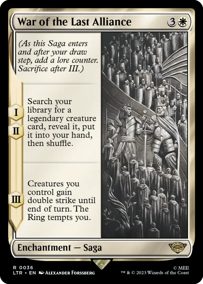 War of the Last Alliance [LTR]